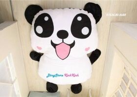 nệm thú bông hình gấu Panda cao cấp 2 lớp giá rẻ Nha Trang